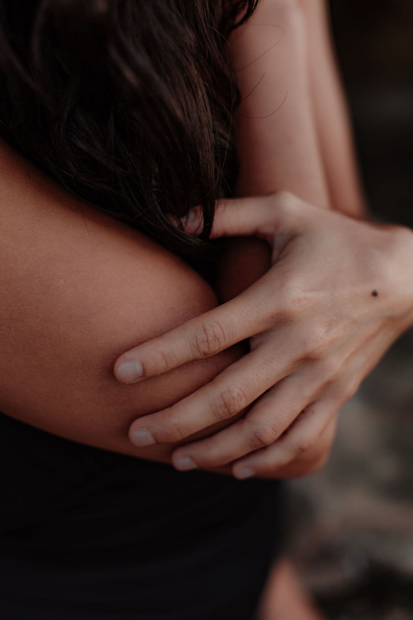 Close up photo of person's hand