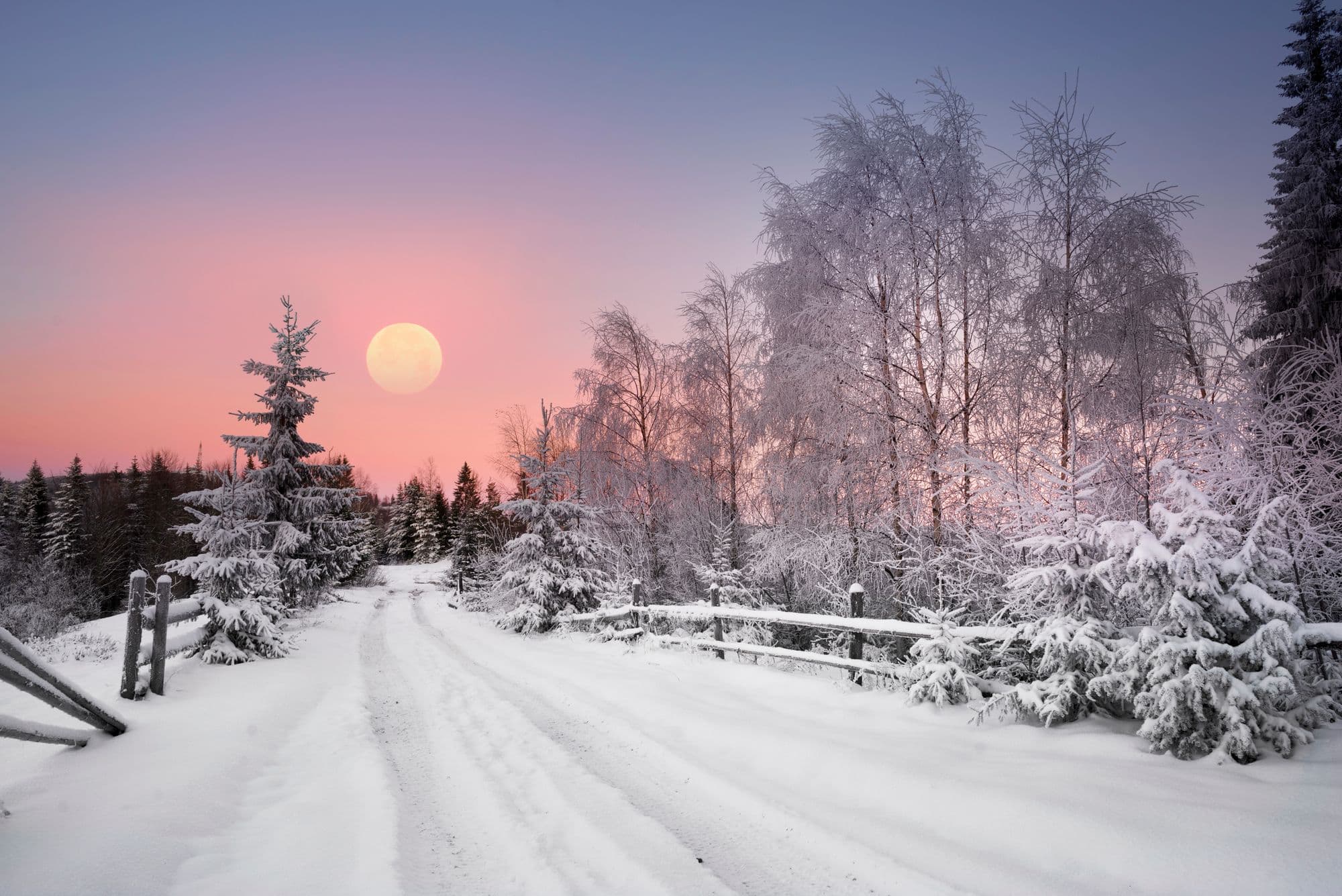Holiday Illumination in the mountains
